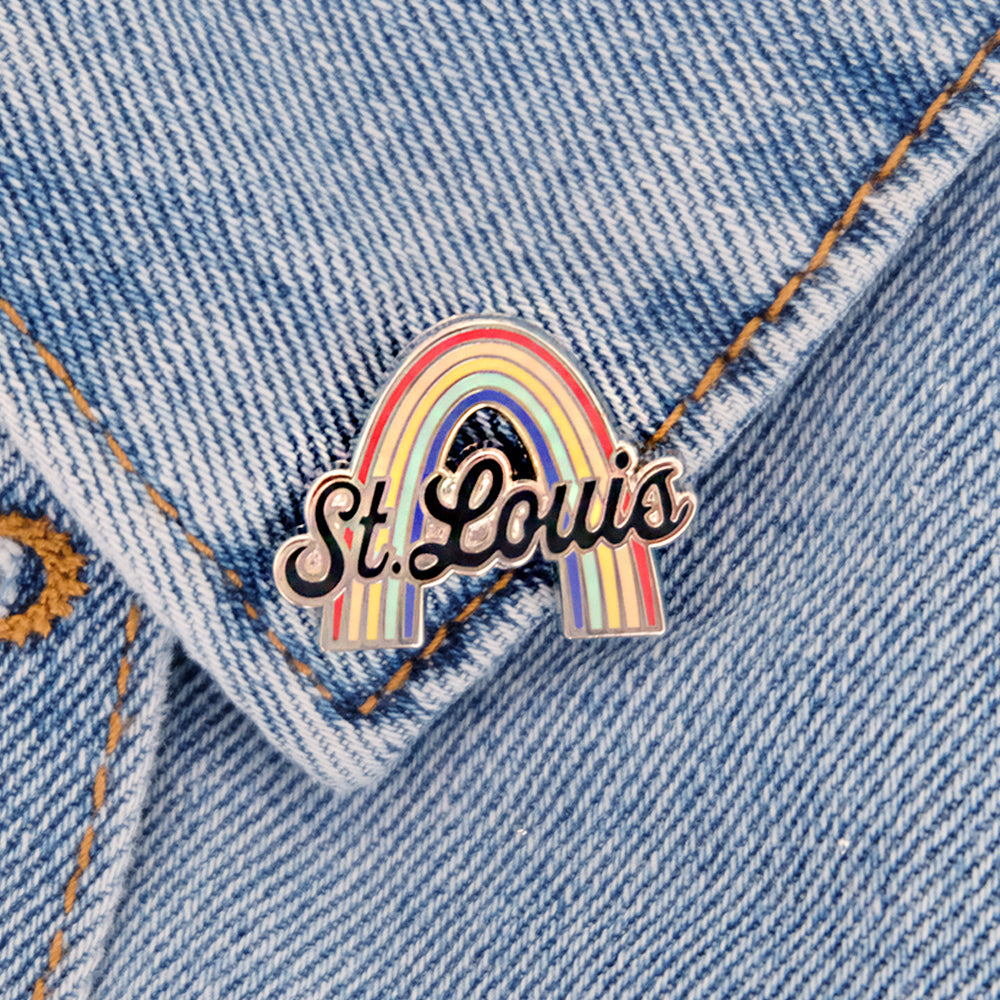 St Louis Rainbow Pin