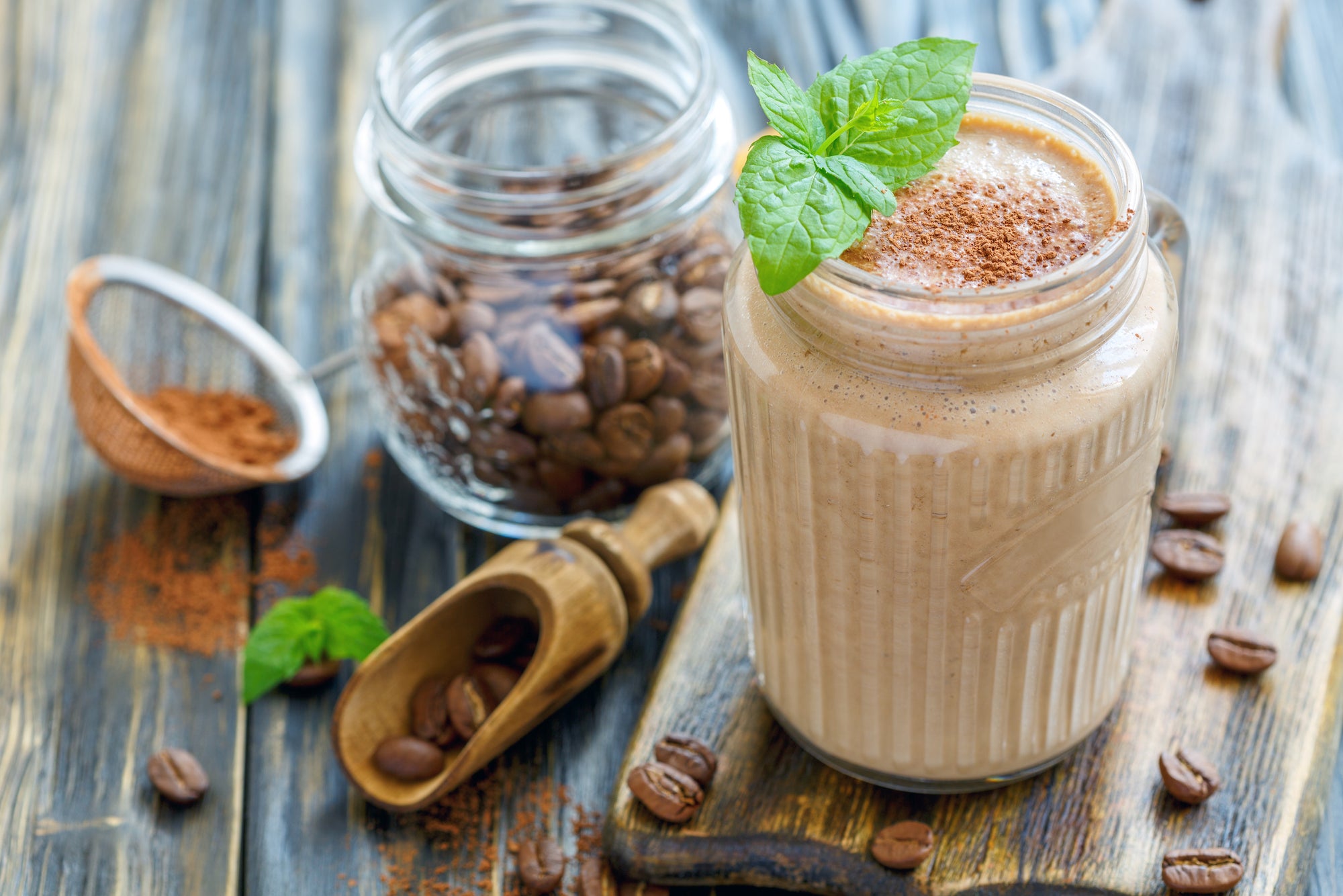 Rezept: Protein-Schoko-Espresso-Smoothie vegan - Shape Republic