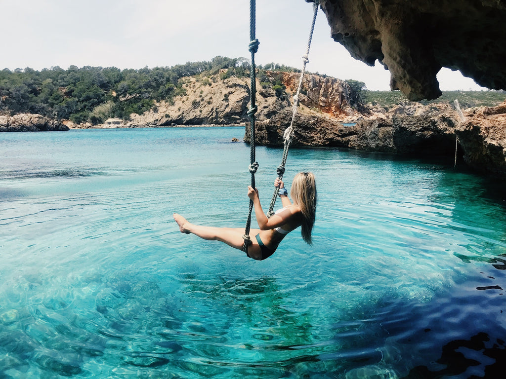 Kristallklares Wasser in Ibiza
