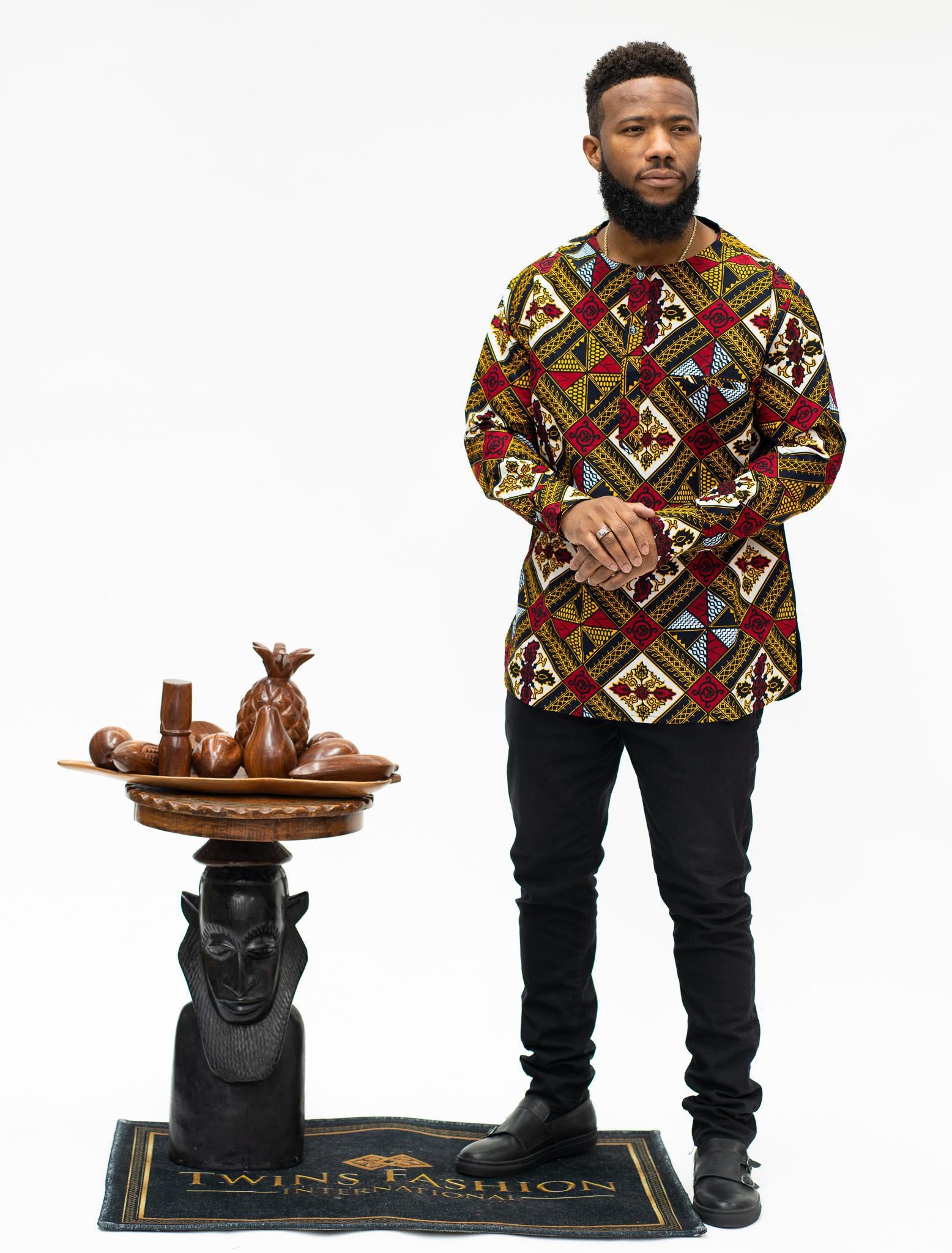 ankara shirts for men