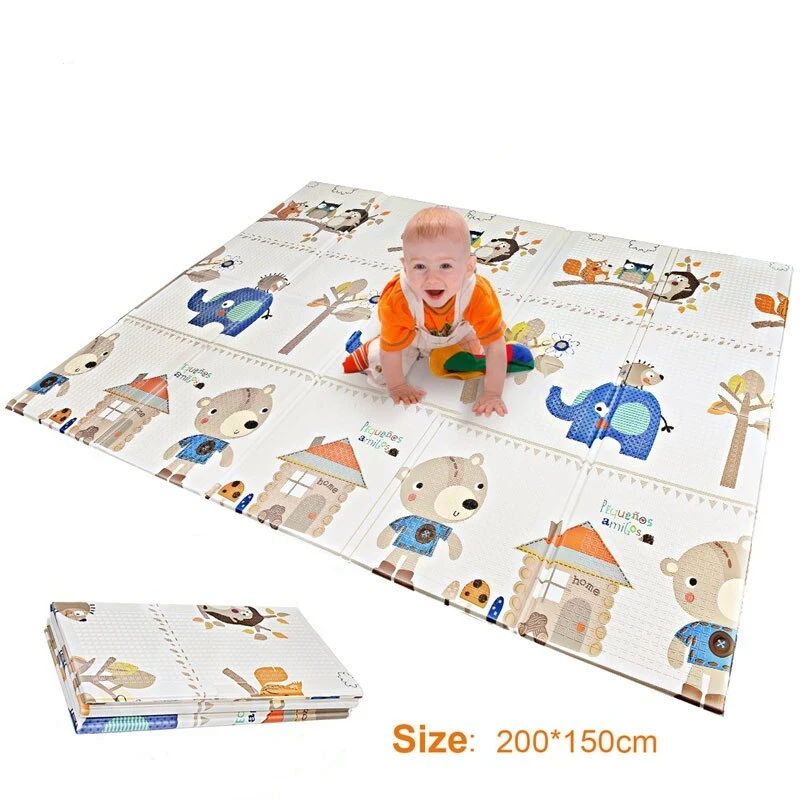 Tapis De Jeu Double Face Pour Bebe 150x0 9mois Et Moi