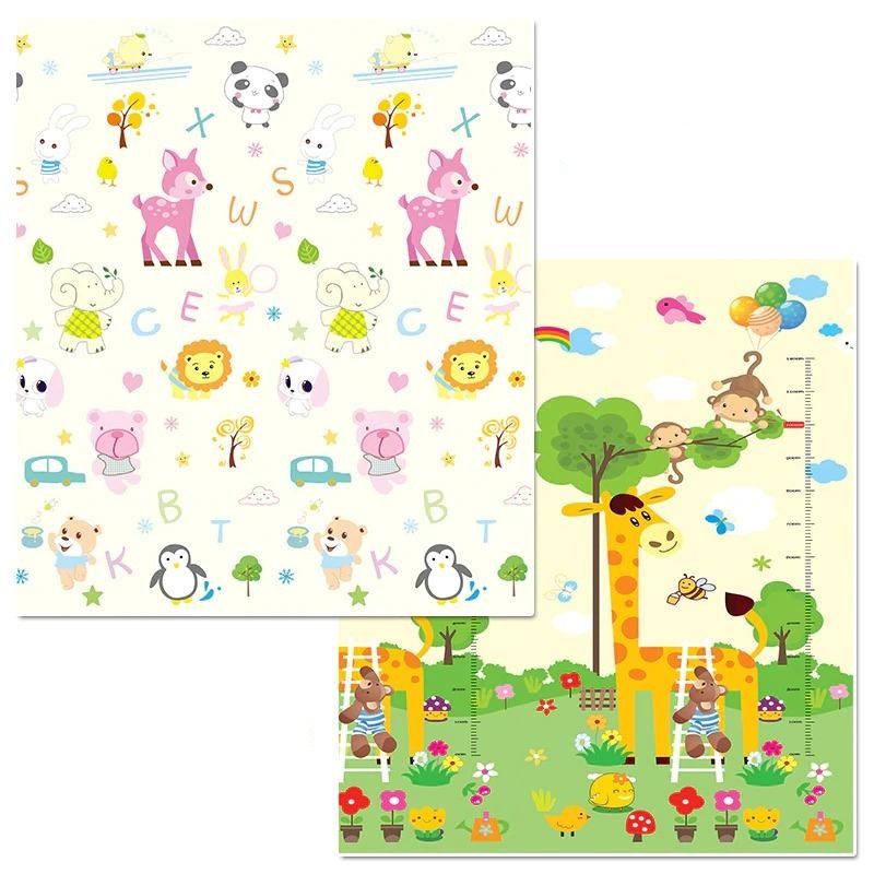 Tapis De Jeu Double Face Pour Bebe 180x0cm 9mois Et Moi