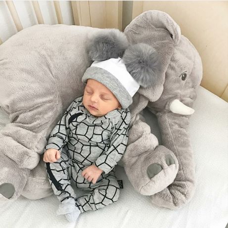 Oreiller Doux Pour Bebe Sous Forme D Elephant 9mois Et Moi