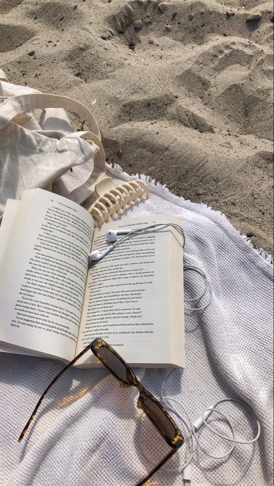 livre sur la plage