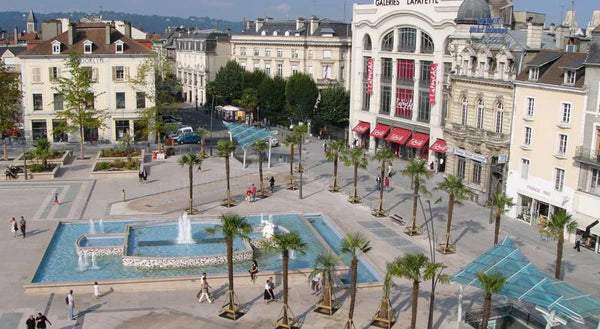 la place clémenceau de Pau