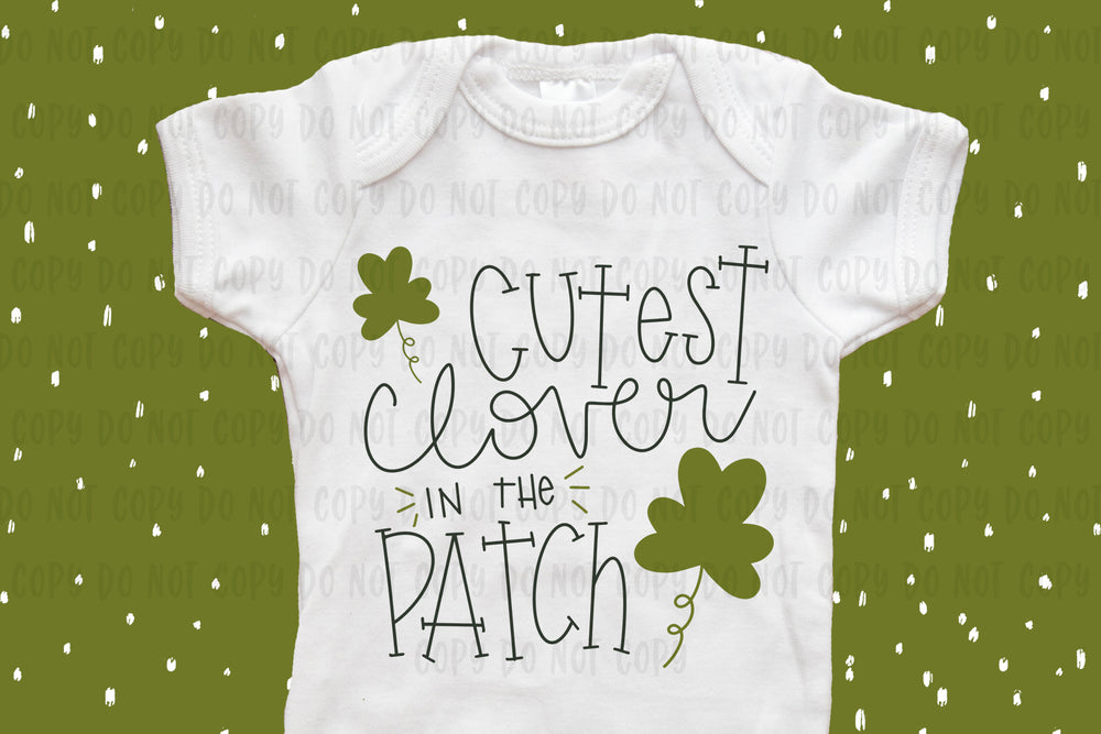 Download Cutest Clover In The Patch Design File Dxf Eps Png Svg Perfect Howdoesshe