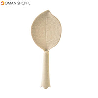 Eco Non-stick Wheat Straw Leaf Shape Standing Rice Spoon Dinnerware Accessories Kitchen Tools
