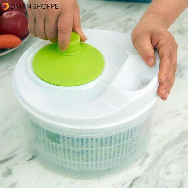 1pc Plastic Salad Spinner, Multifunction Vegetable And Fruit Dryer For  Kitchen