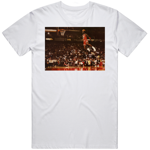 Michael Jordan Free Throw Line Dunk Contest Chicago Basketball Fan T S ...