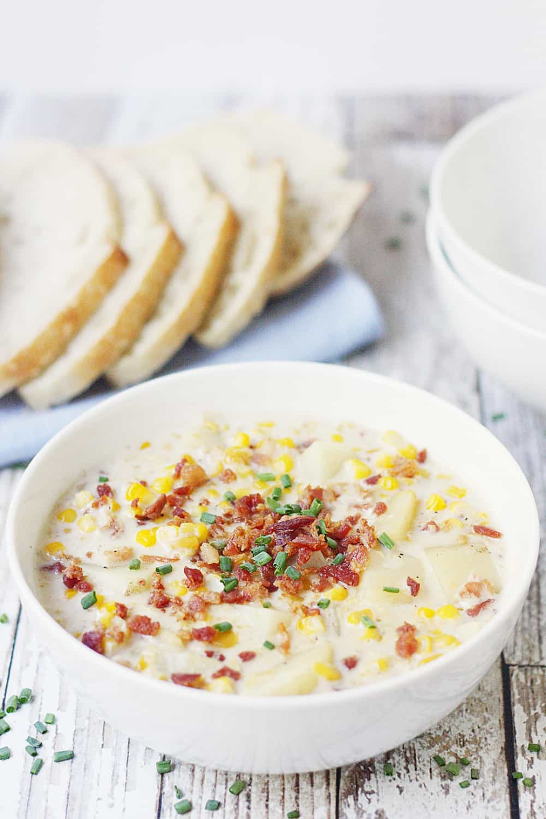 Easy Slow Cooker Corn Chowder