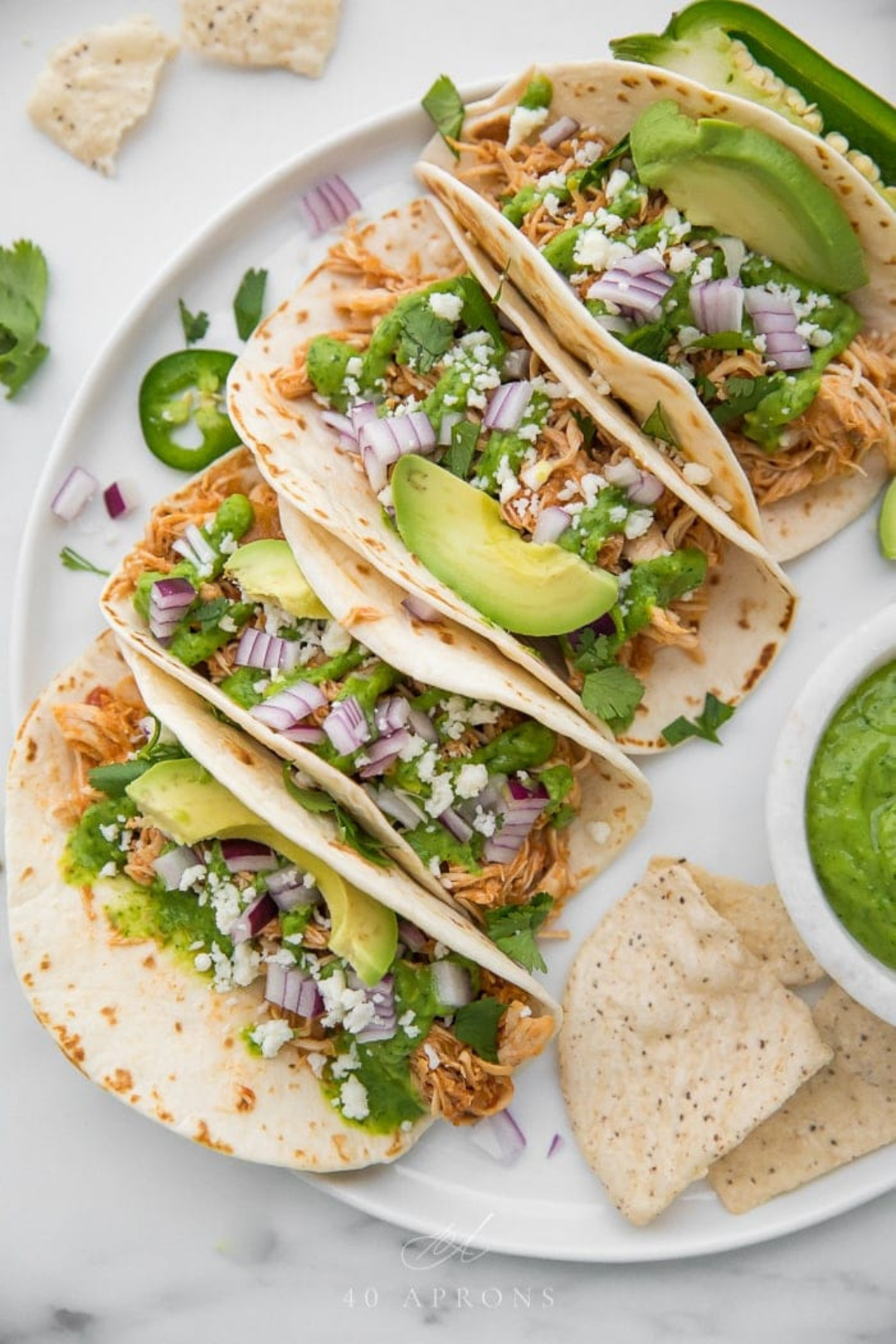 Slow Cooker Shredded Mexican Chicken