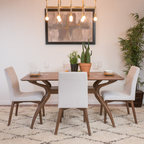 Katherine 5-Piece Mid-Century Modern Dining Set