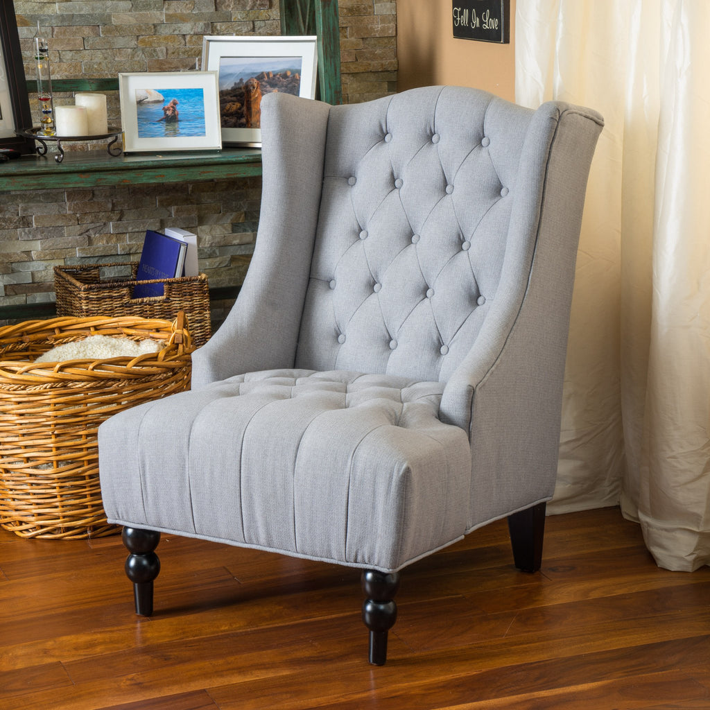 Clarice Wingback Tufted Fabric Accent Chair GDF Studio   295397 1 47753242 1763 49c8 A028 Aec03efa6d5e 1024x1024 