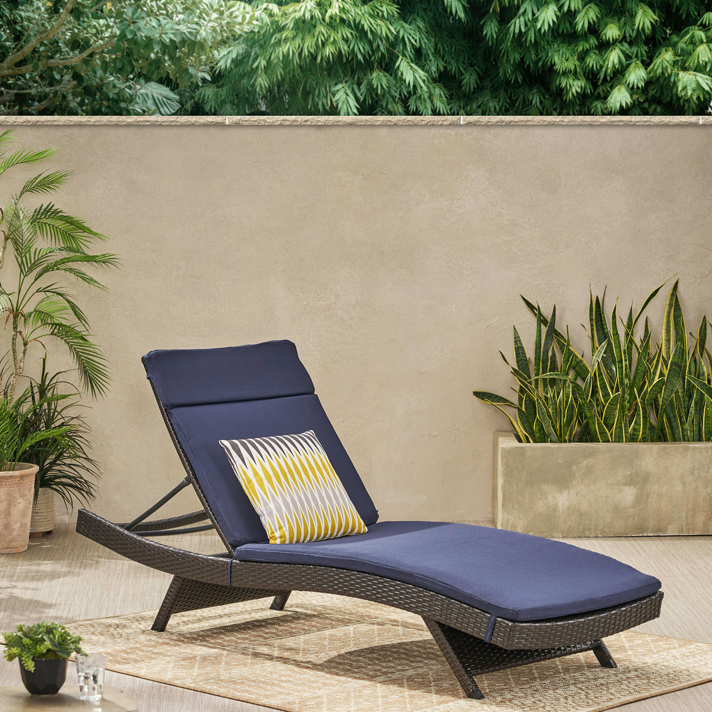 lakeport outdoor adjustable chaise lounge chair