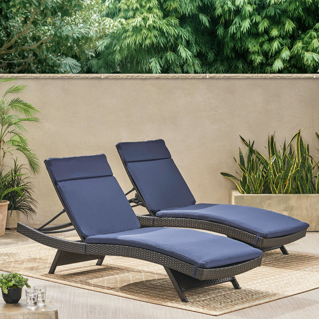 lakeport outdoor adjustable chaise lounge chair