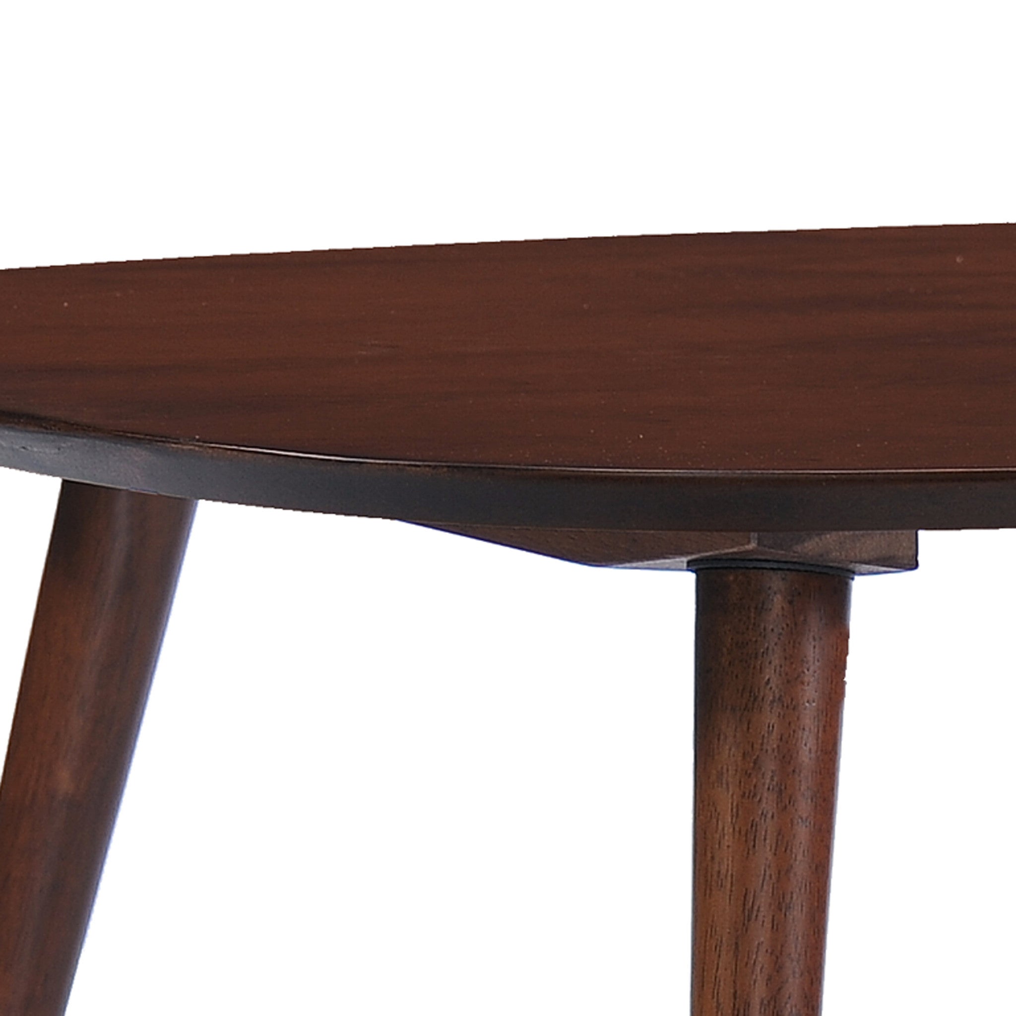 caspar walnut wood coffee table