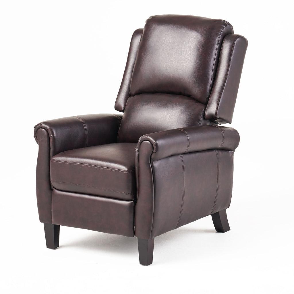 Memphis PU Leather Recliner Club Chair – GDF Studio