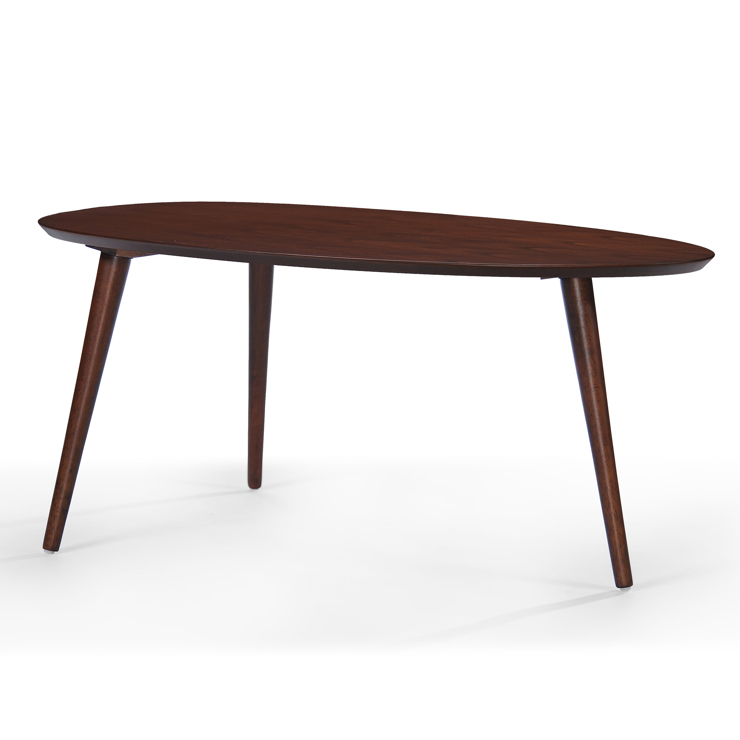 caspar walnut wood coffee table