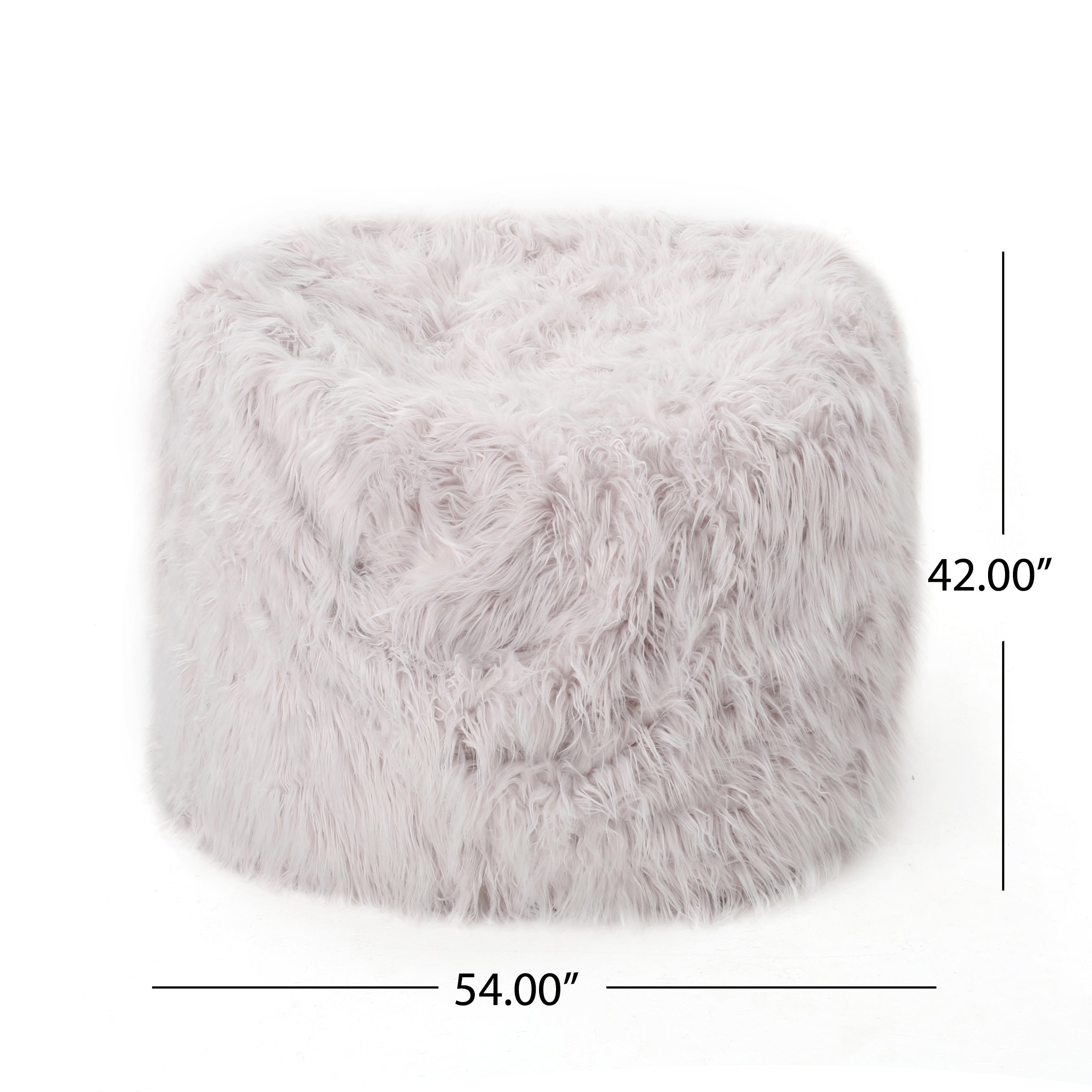 Lycus Faux Fur Bean Bag Chair – GDFStudio