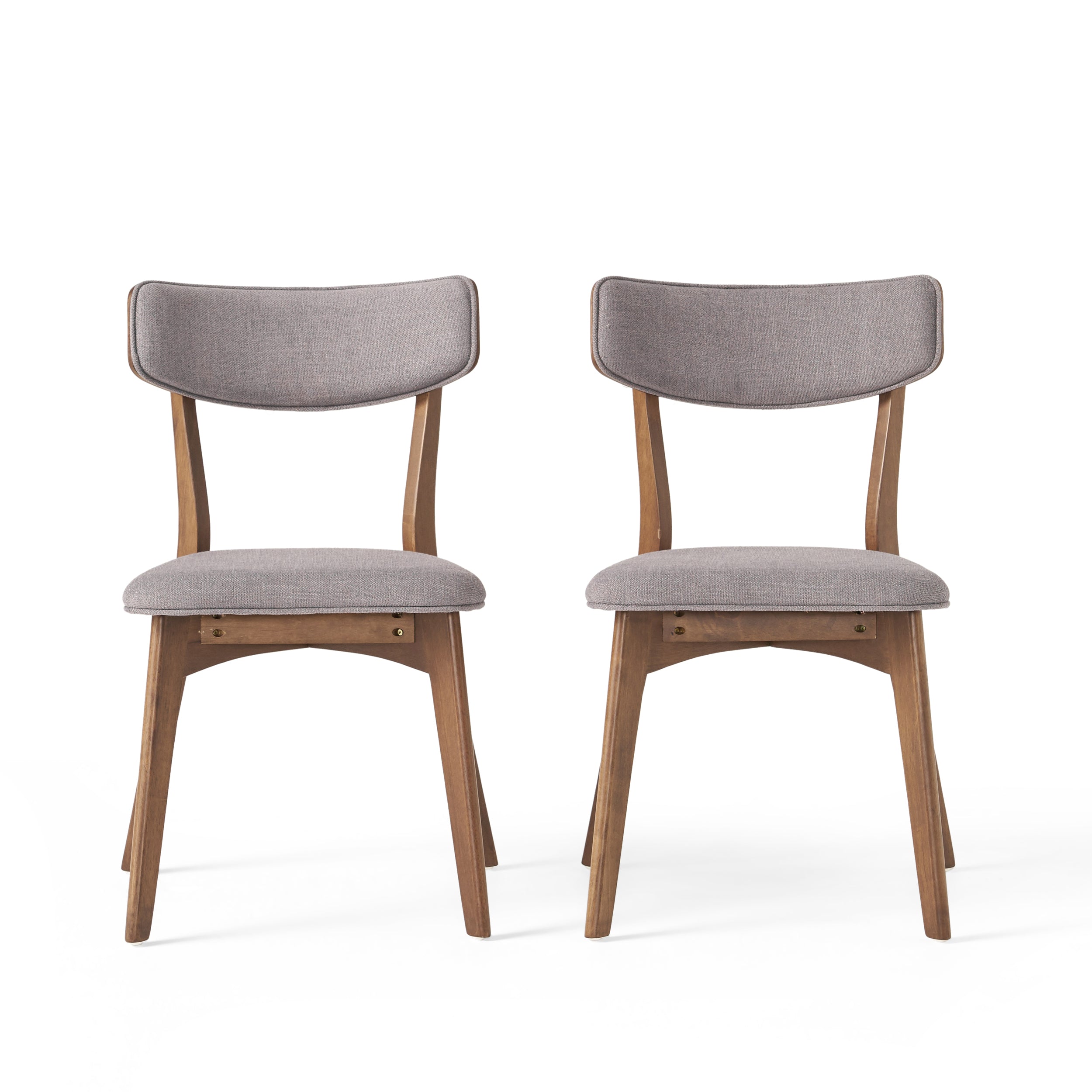 Beatrice Mid Century Wood Finish Dining Chairs Set of 2 GDFStudio