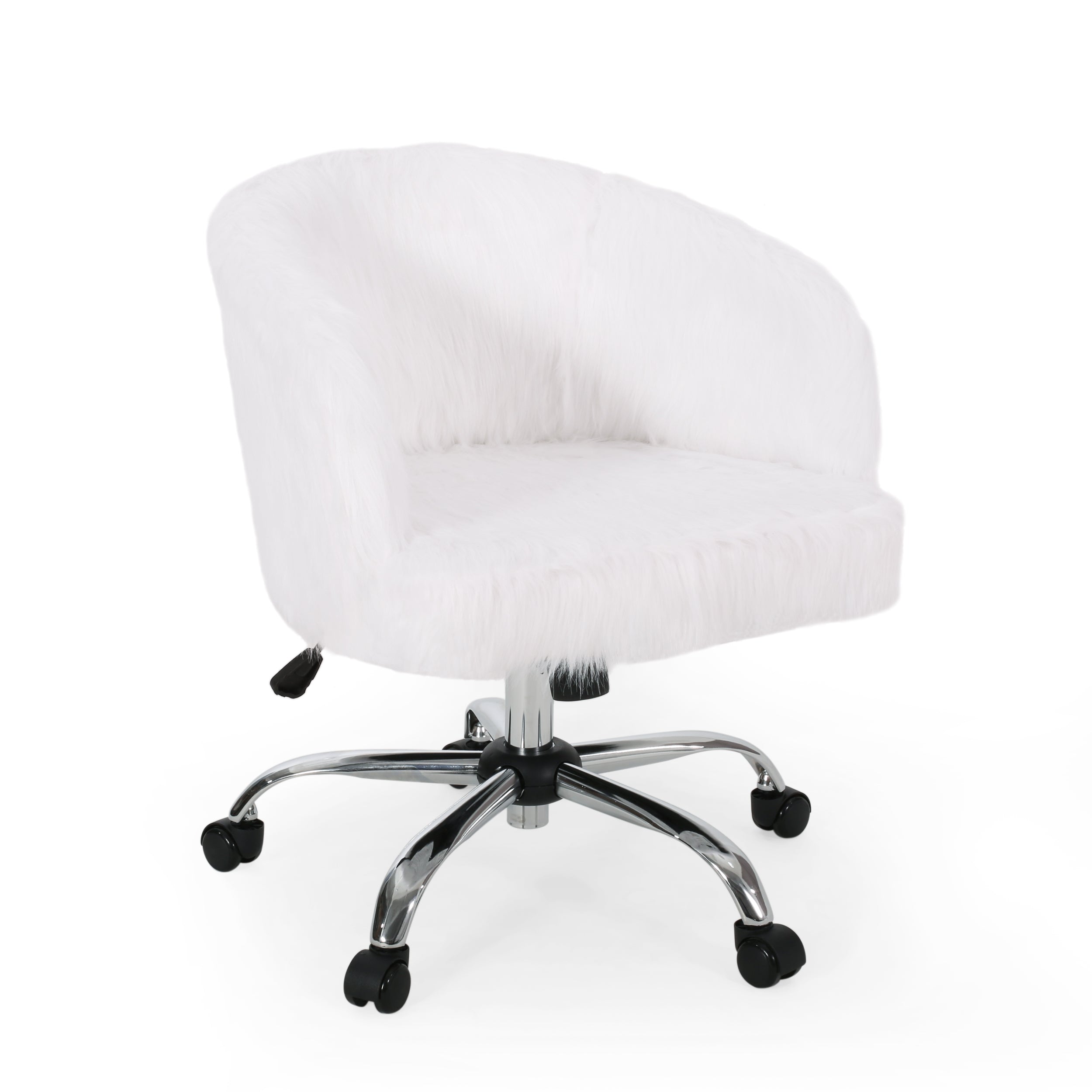 Amiaya Modern Glam Swivel Office Chair Default Title
