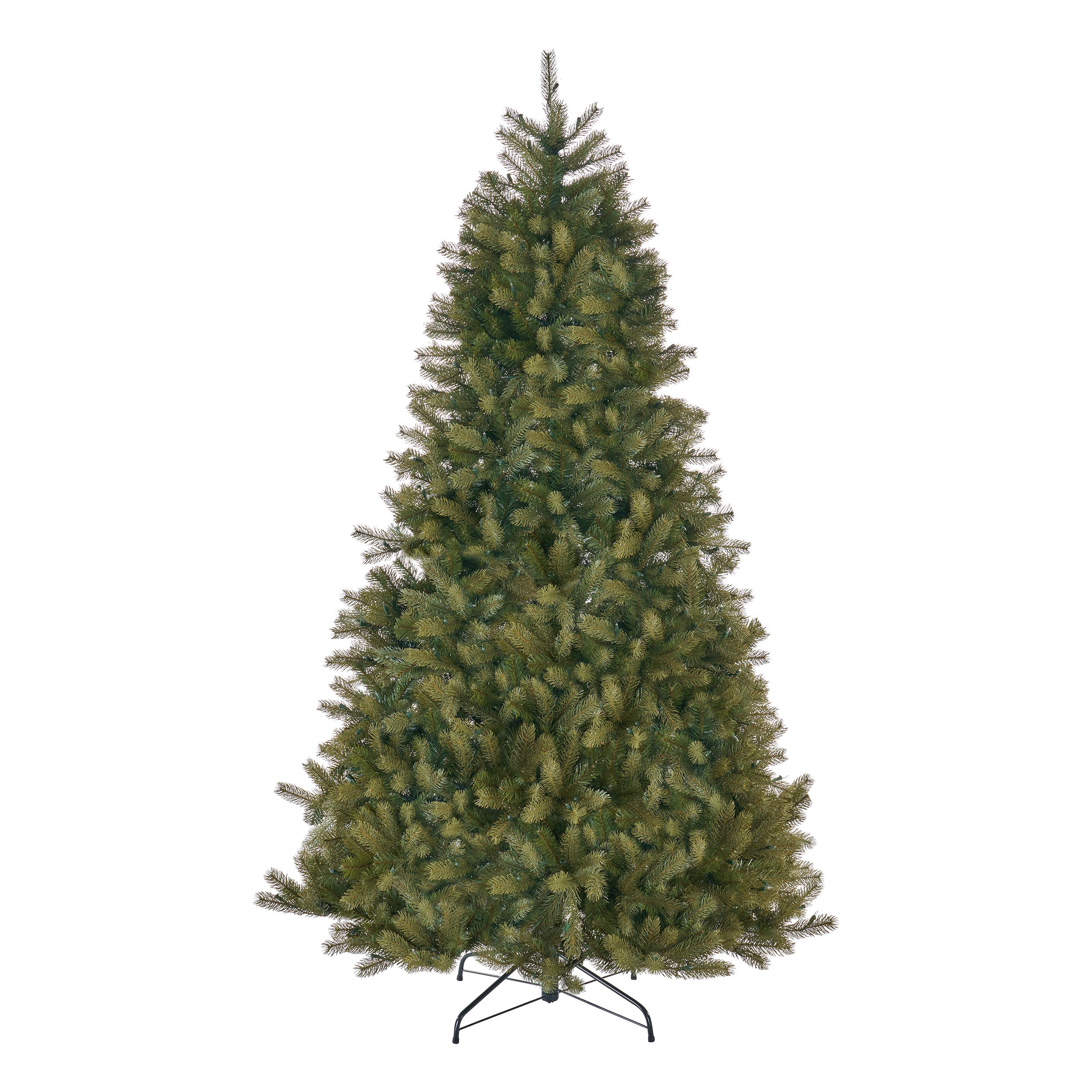 7 Foot Mixed Spruce Hinged Artificial Christmas Tree
