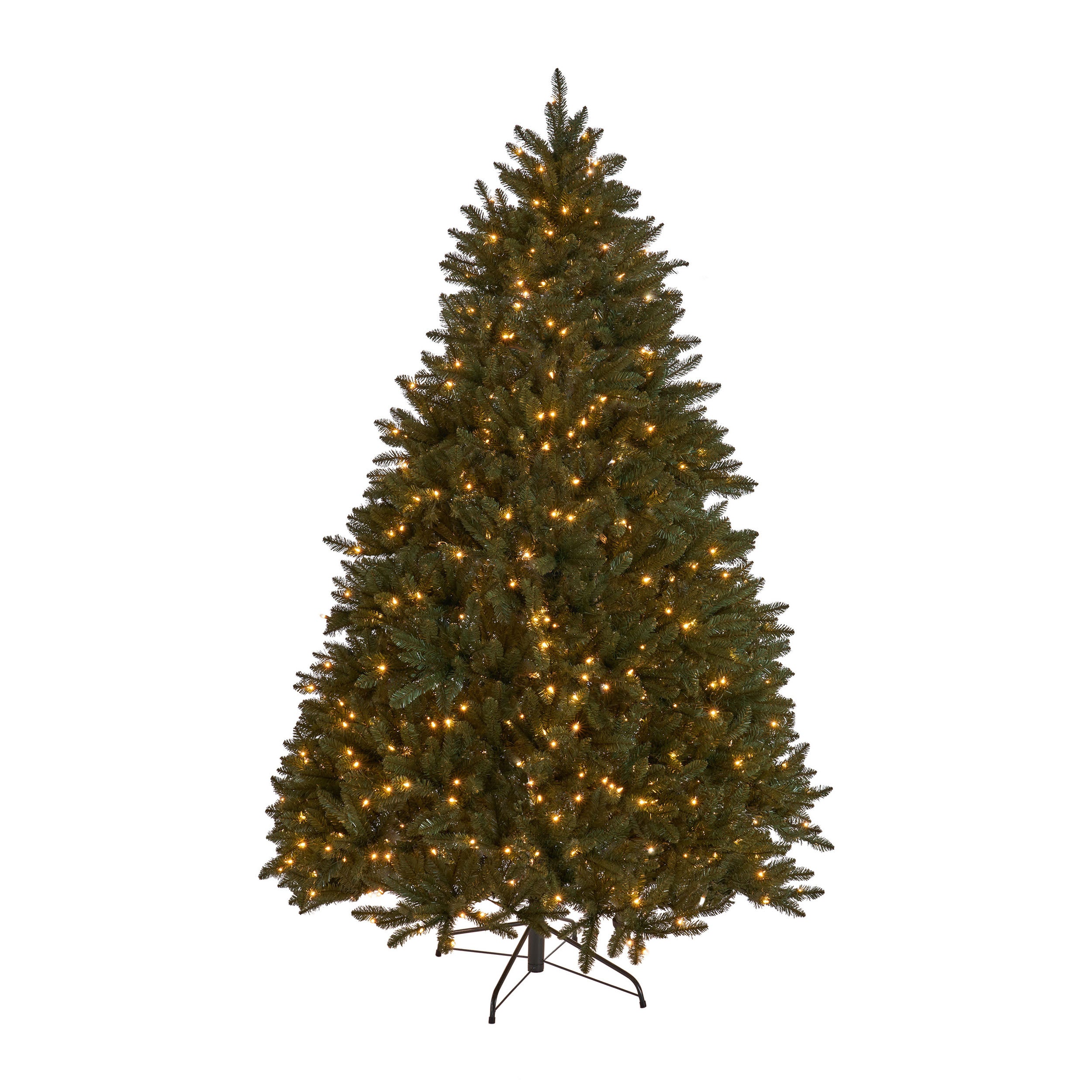 7 foot Norway Spruce Pre Lit or Unlit Hinged Artificial Christmas Tree