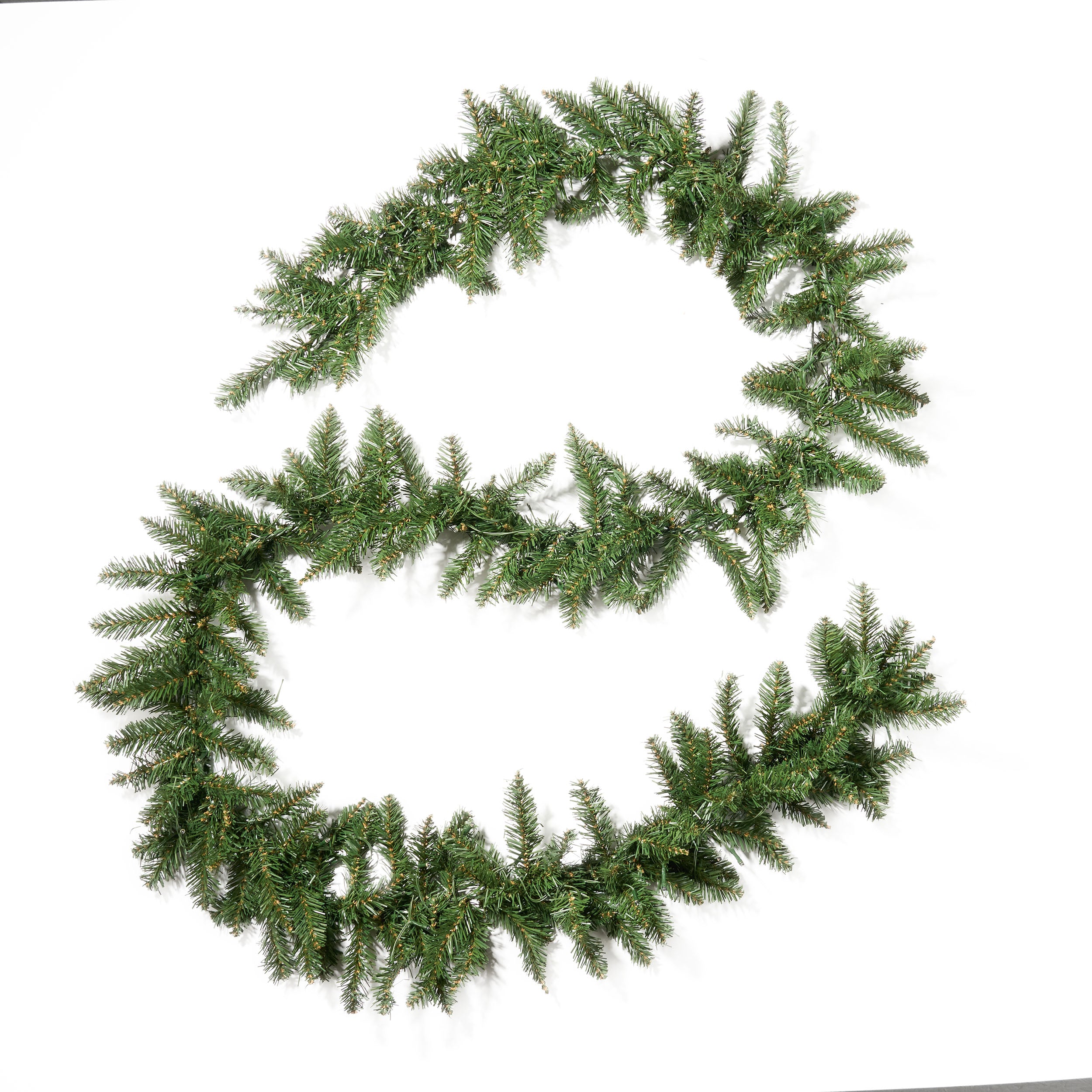 9 foot Norway Spruce Pre Lit Warm White LED Artificial Christmas Garland Default Title