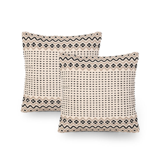 Basma Boho Wool Throw Pillow (Set of 2) – GDFStudio