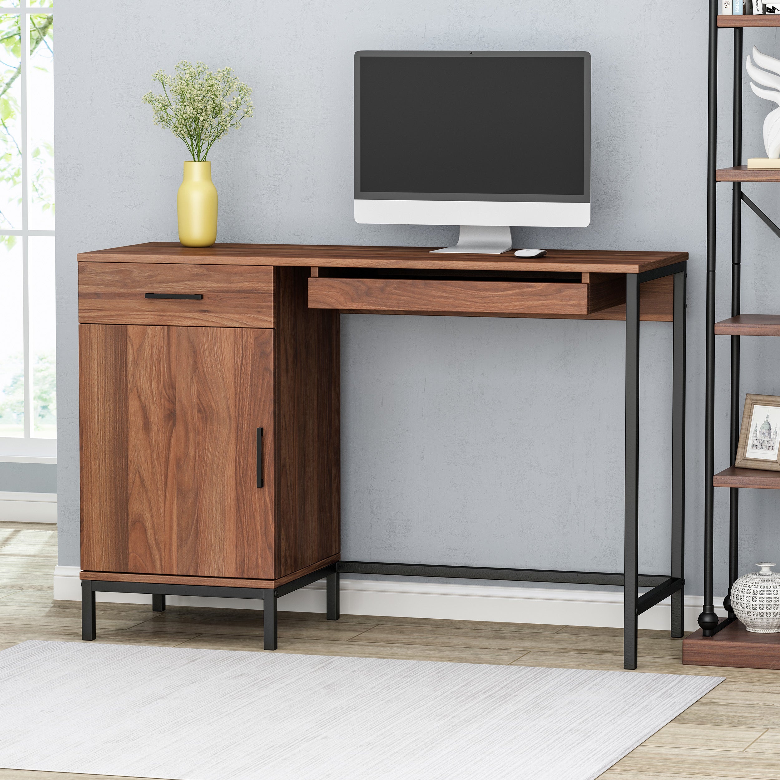 faux wood desk