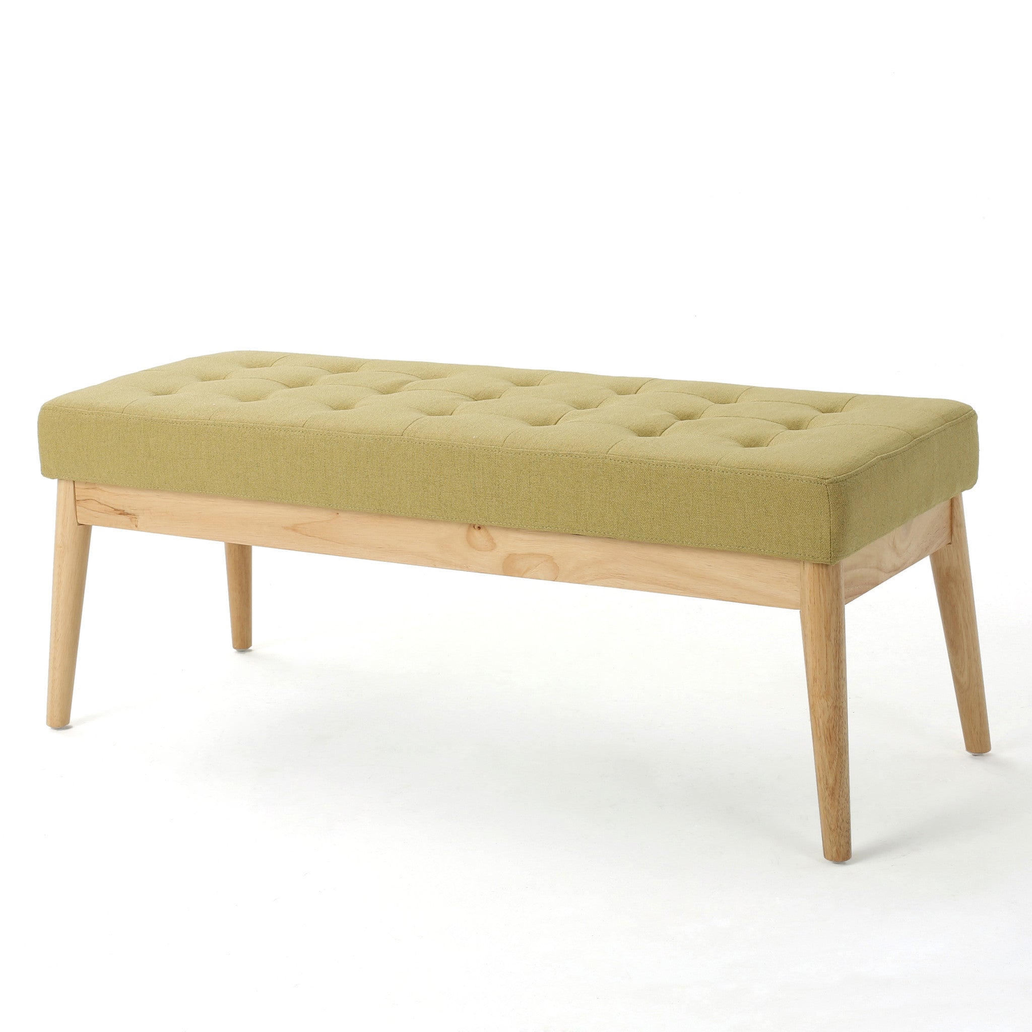 Anglo Modern Mid Century Fabric Bench