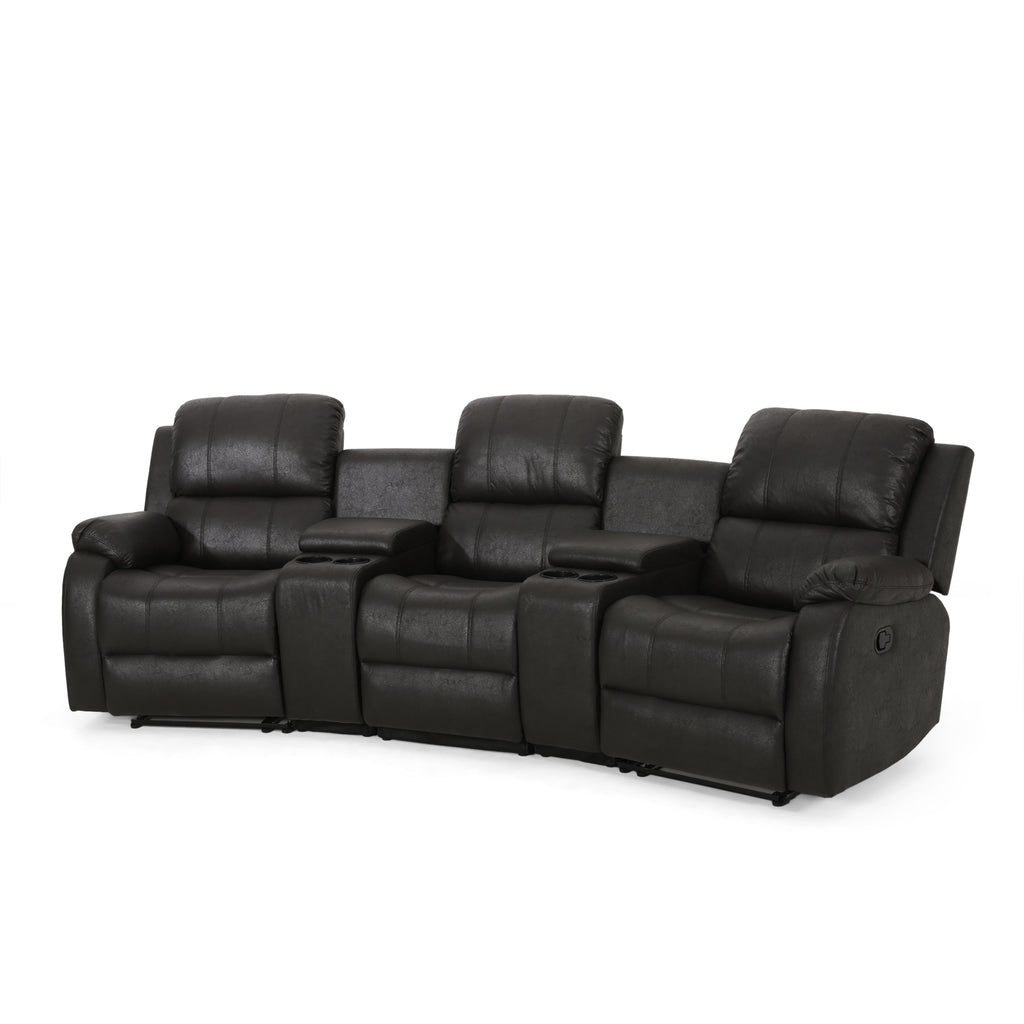 4 recliner theatre lounge