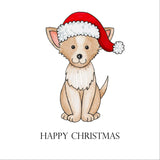 Chihuahua Christmas Card Pack of 10 - Christmas Gift for Dog Lovers
