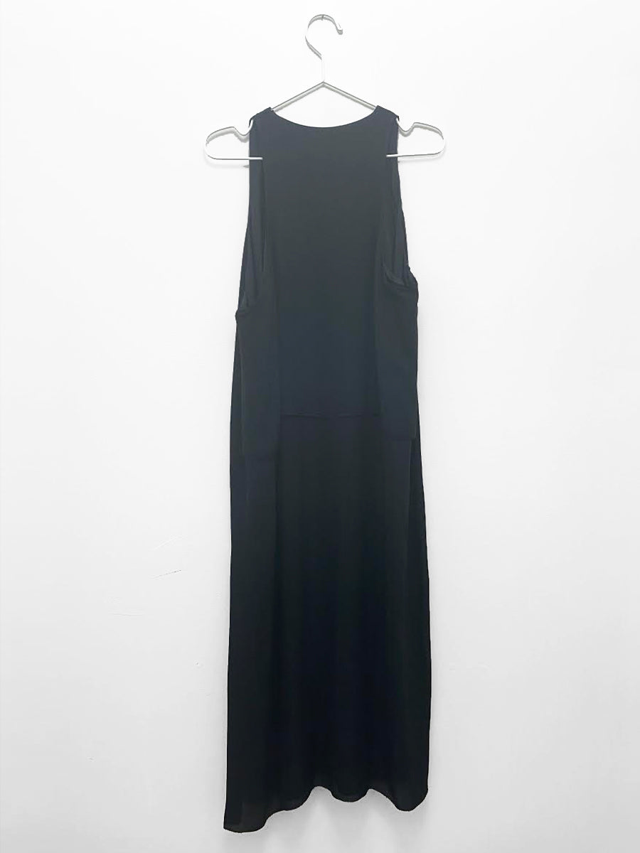 Resale - Nikki Chasin Silk Chiffon Dress / Black - L