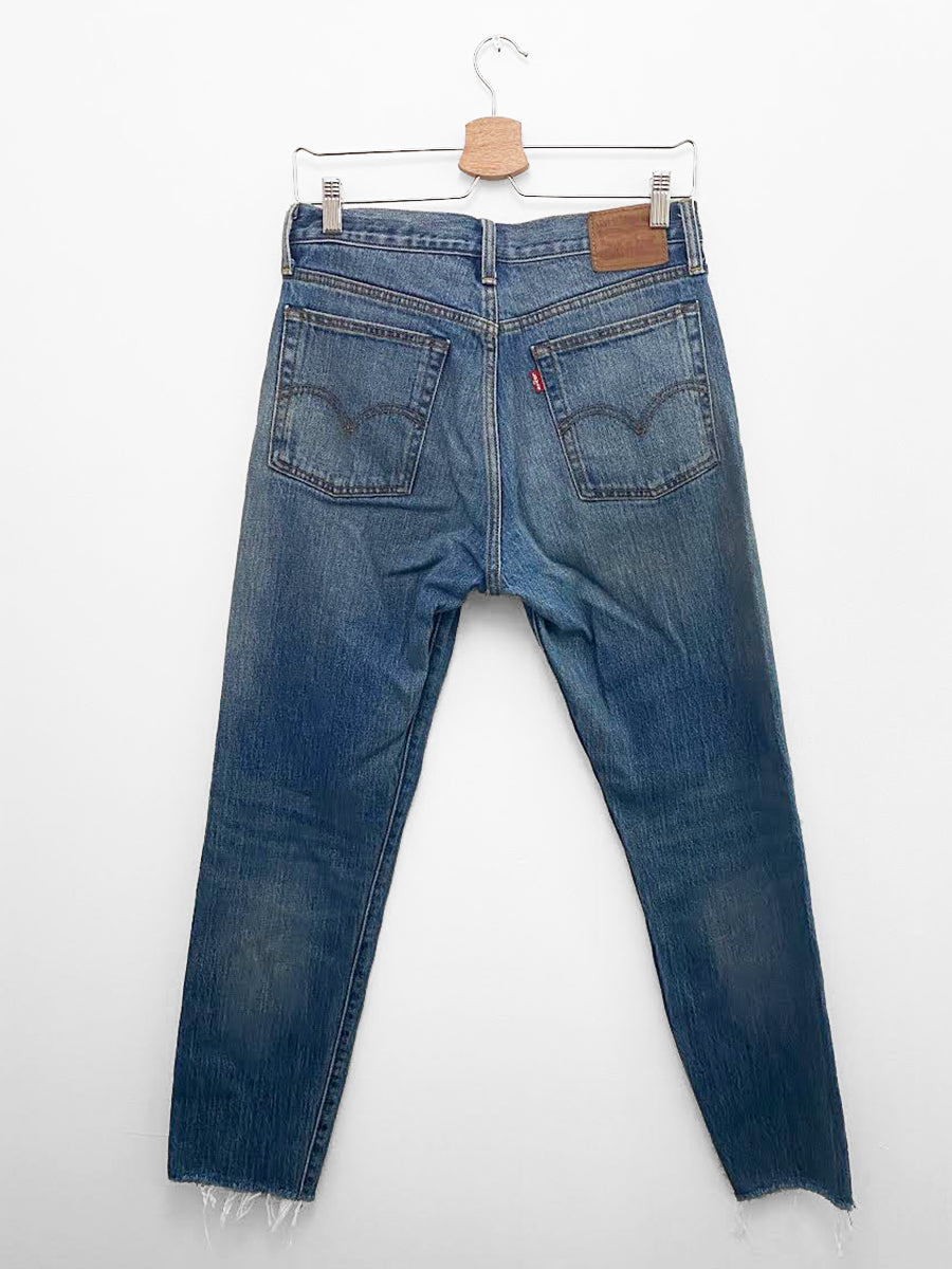 Resale - Levi's Wedgies Jeans / White Oak Denim - 29