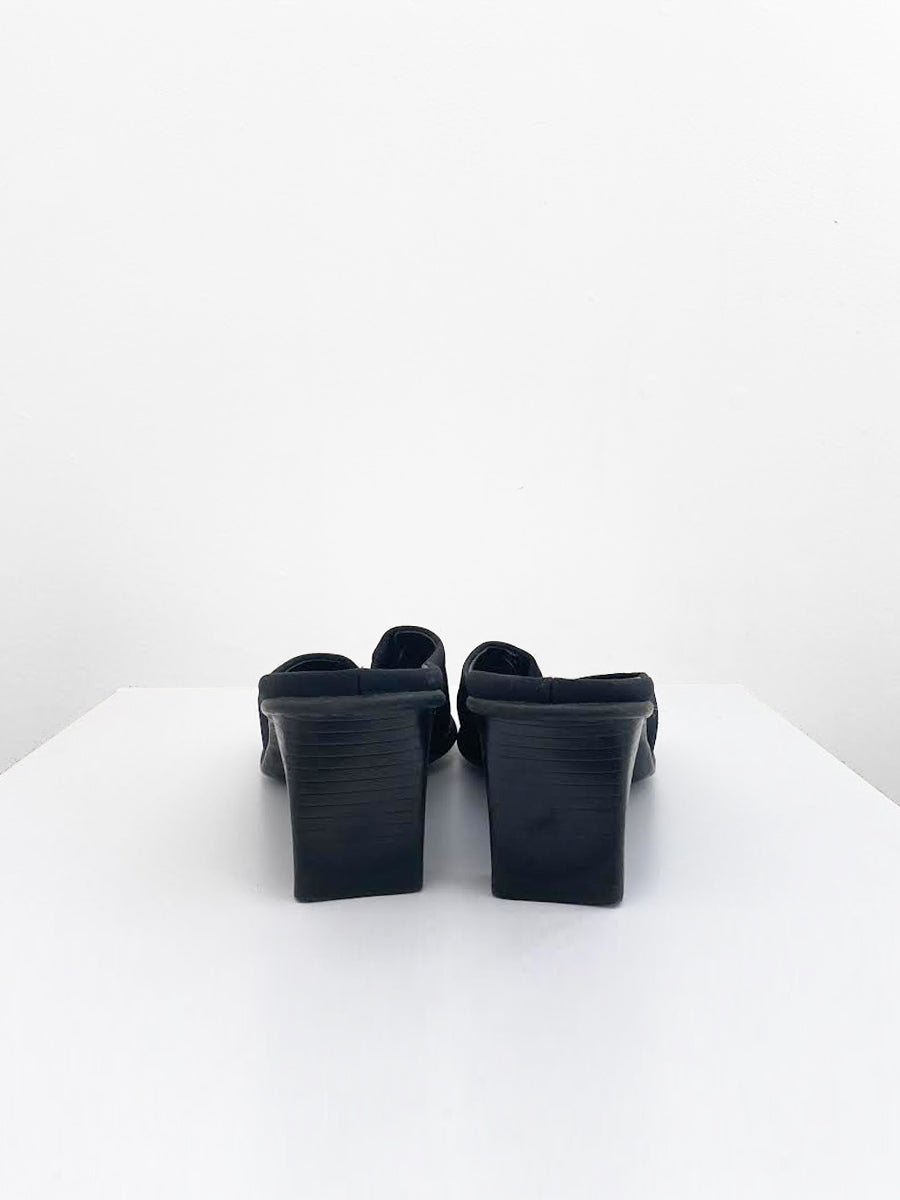 Y2K Heeled Mules / Black / 7