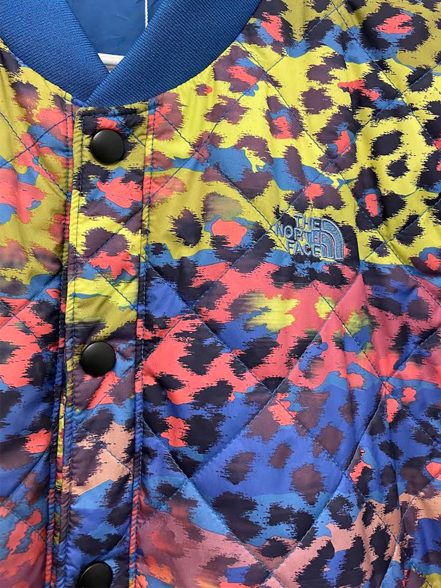 Resale - North Face Quilted Jacket / Rainbow Leopard - M