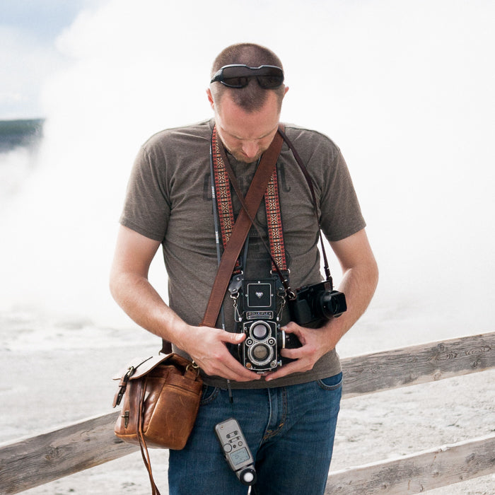 Matt McDaniel with ONA Leather Bowery