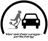 Allgemeine Informationen zum E-Scooter Shift iQ: E-Scooter sind in Deutschland versicherungspflichtig.