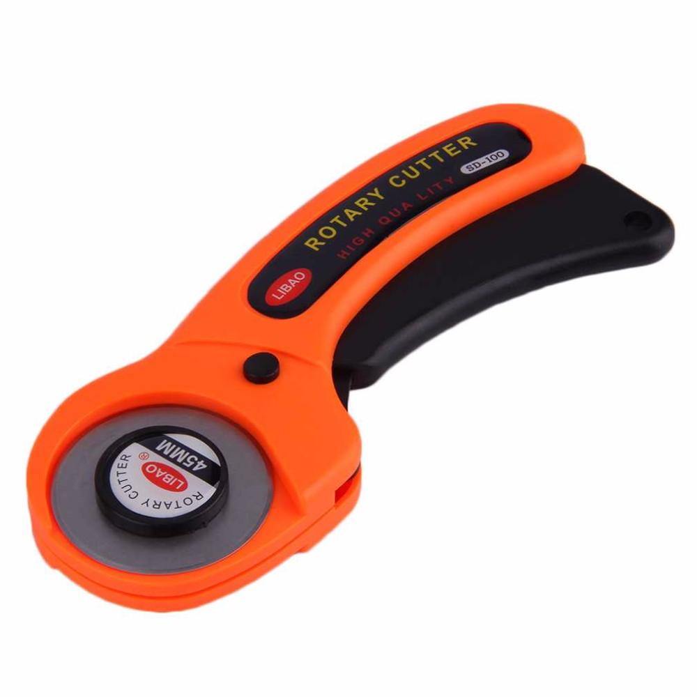 45mm Rotary Cutter Cutting Tool Premium Quilters Sewing Fabric Craft Quilting - HUMAN
