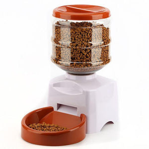 5.5L Automatic Pet Feeder With Voice Message Recording And LCD Screen - HUMAN