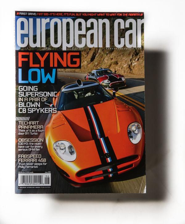 supercharged spyker featured in european car