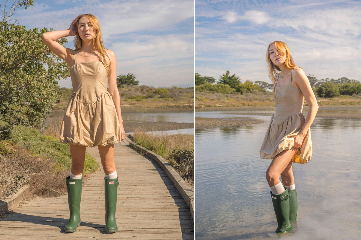 Alyssa Nicole Fall 2024 Collection. Simple luxury silk dress. Sustainable Luxury Dresses designed by Alyssa Nicole. Feminine, Ethereal, Chic. Handcrafted in California· Made to Measure Apparel · Sustainably Sourced · Free Shipping