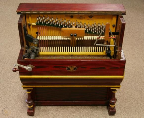 monkey piano hurdy gurdy barrel organ