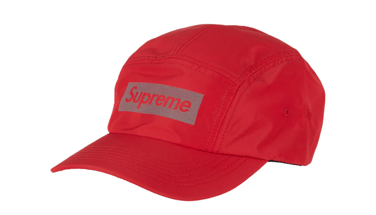 RIF LA - Supreme Reflective Jacquard Logo Camp Cap (FW22) Red