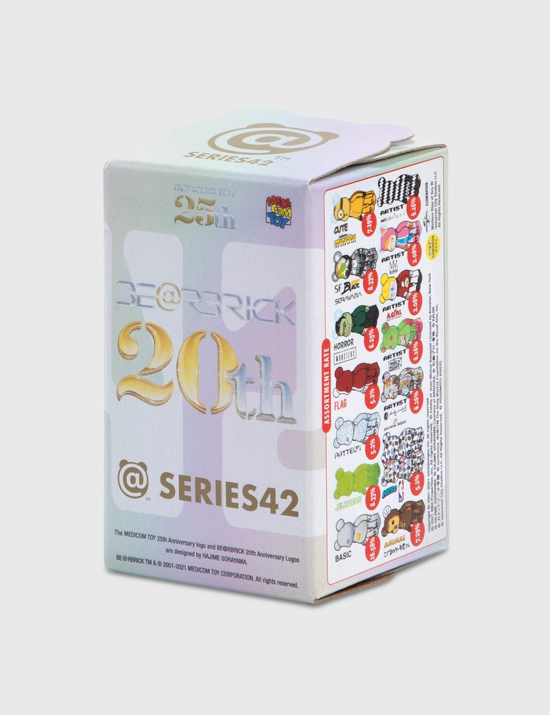 20th Anniversary BE@RBRICK100% Series 42 & 43