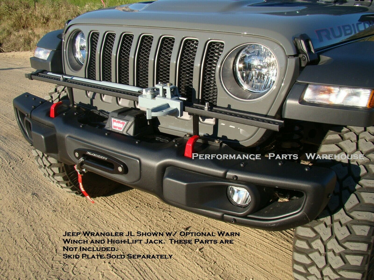 2018-Newer Jeep Wrangler JL/Gladiator OEM Steel Rubicon Front Bumper w –  Race Tuning