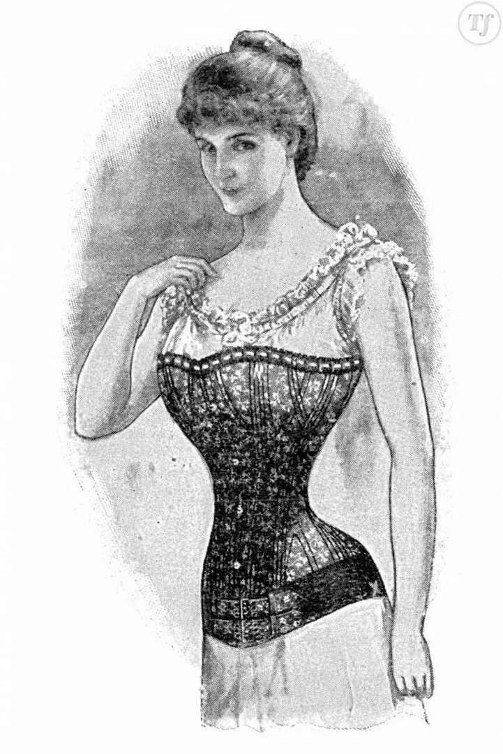 Le corset, vêtement féminin barbare