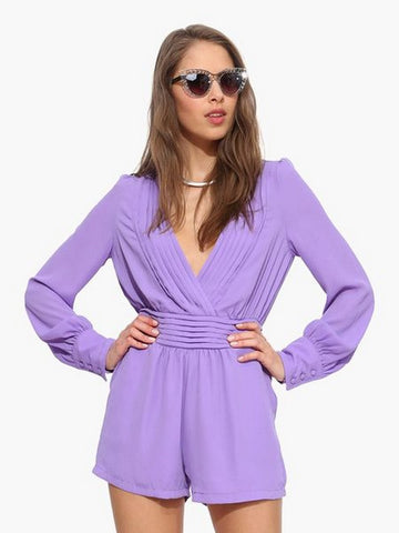 Combinaison femme violette