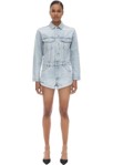 combishort tendance denim Alexander Wang 2